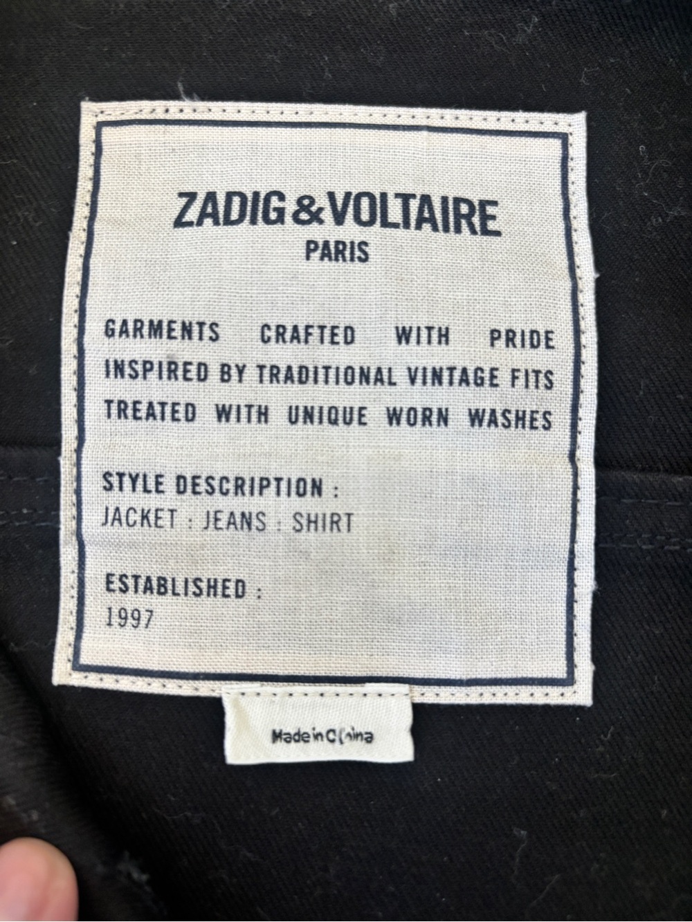 NWOT Zadig & Voltaire Tackl Military Star Camo Jacket - Picture 3 of 4